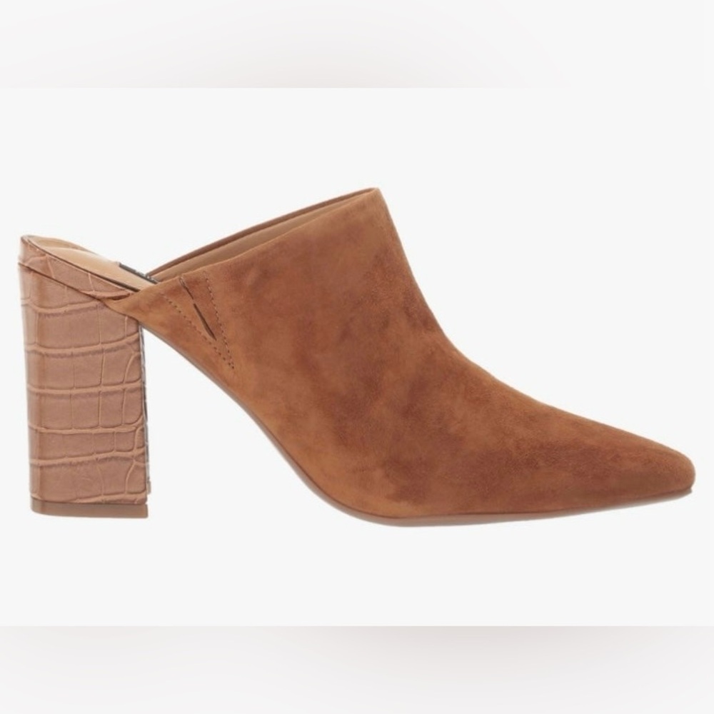 Women’s Nine West Ariane Pumps / Mules, color cognac / brown, size 11, NWOT - Picture 3 of 7